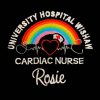 Healthcare Nursing Cardiac Heart Rainbow Design Fleece Jacket/Coat